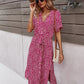 Long Sleeve Floral  Dress