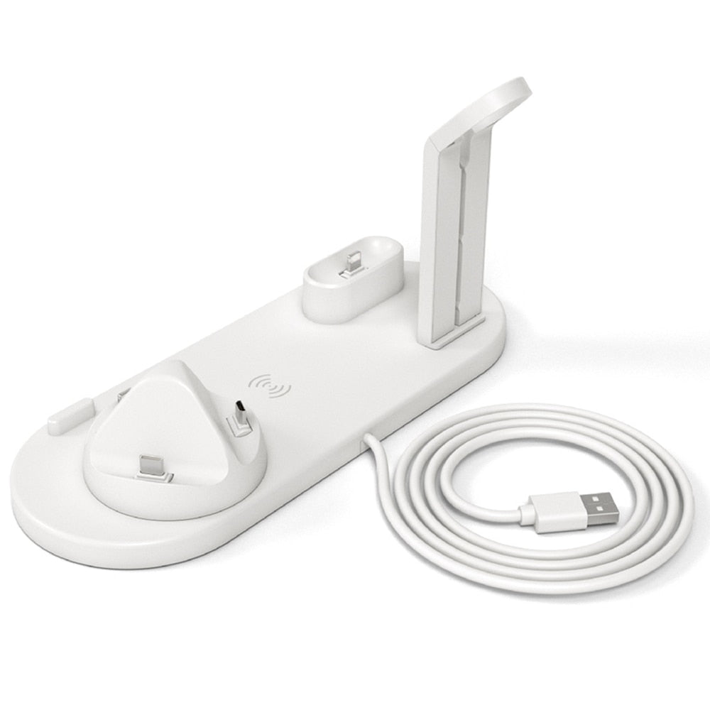 Stand charger compatible with electronics devices