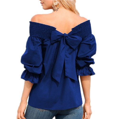 Off Shoulder Strapless Blouse