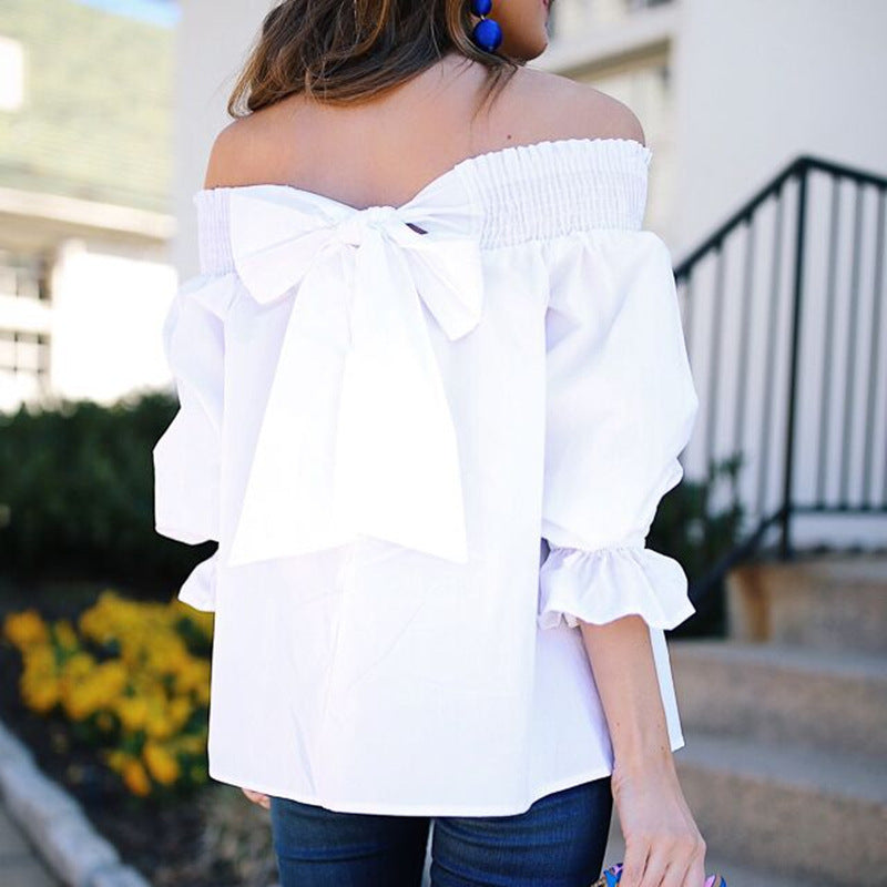 Off Shoulder Strapless Blouse