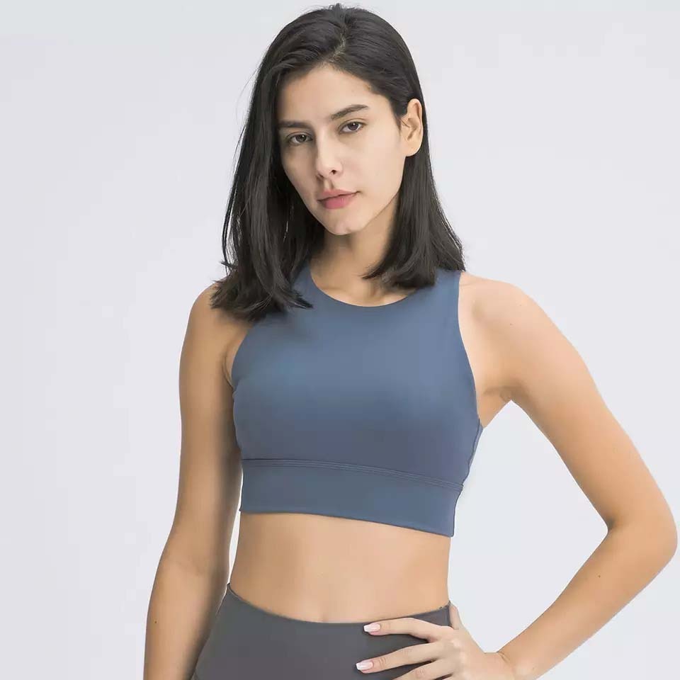 High-neck Push Up sport Bras