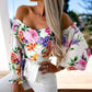 Off Shoulder Cami Floral