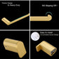 Golden Stainless Steel Towel Hooks & Bathroom Accessories Kit