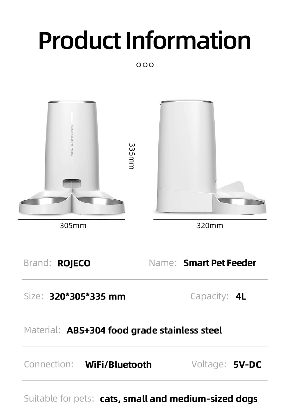 Automatic pets Feeder