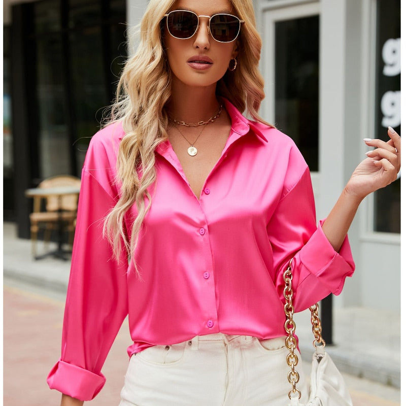 Satin Fashion Blouse