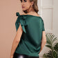 Satin Women Blouse Elegant