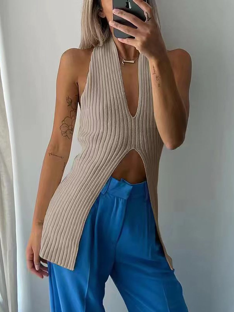 Tank Top Knitted