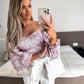 Off Shoulder Cami Floral