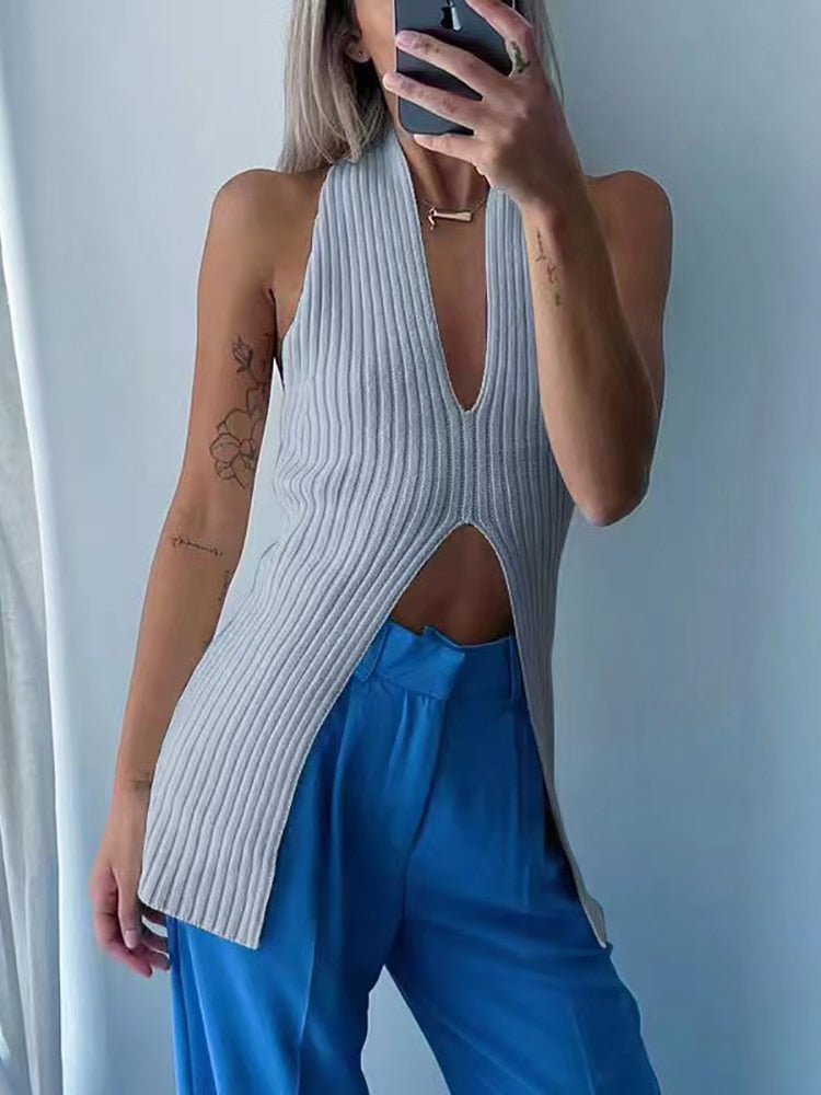 Tank Top Knitted