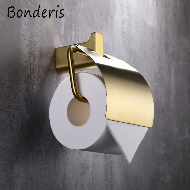 Golden Bathroom Accessories