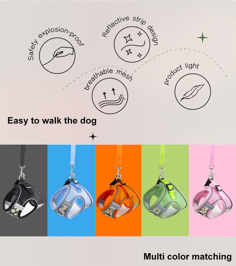 Breathable Reflective Dog Harness