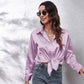 Elegant Woman silk Blouses