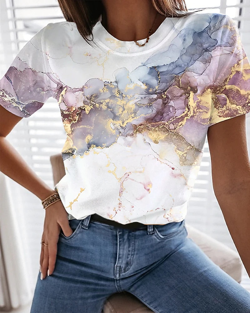 Elegant  women t-shirt for summer