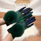 Cashmere Gloves with  Fur