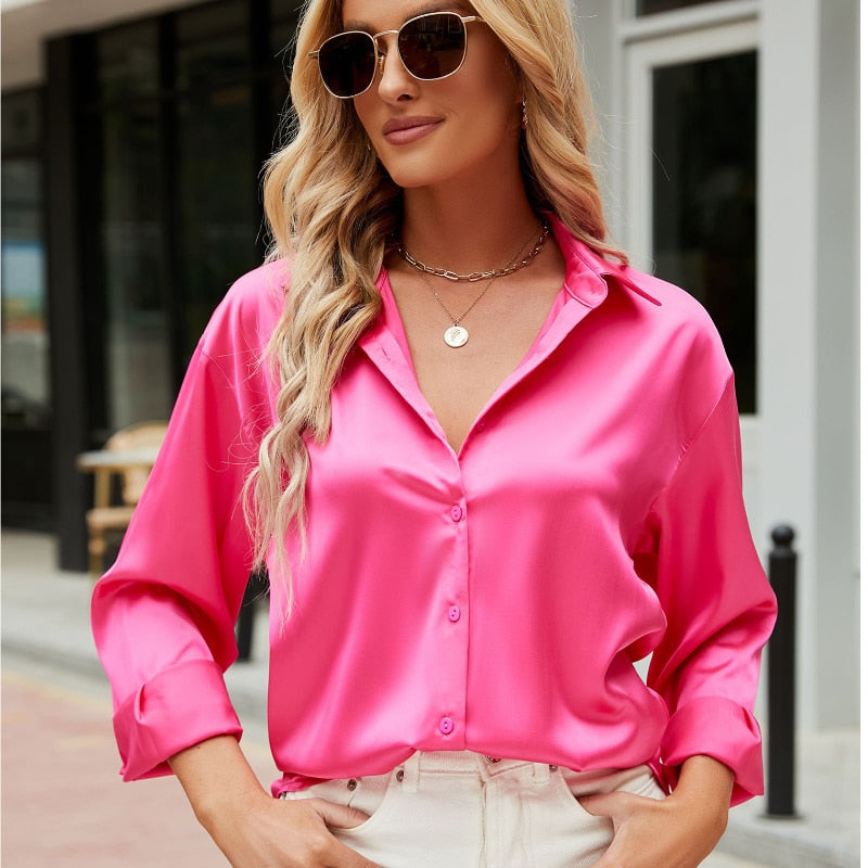 Satin Fashion Blouse